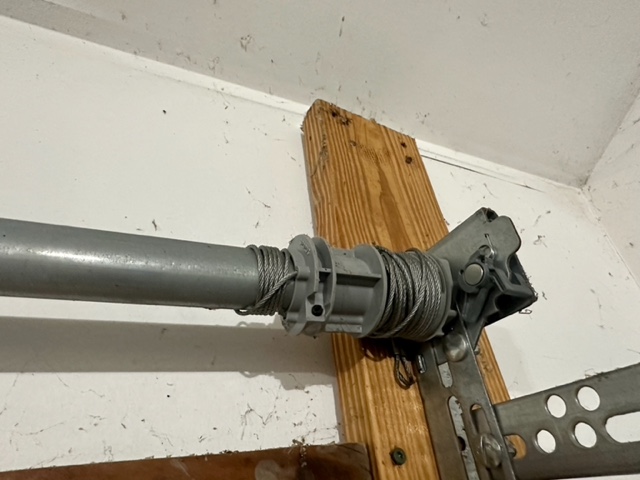 A white background with a black and white logo